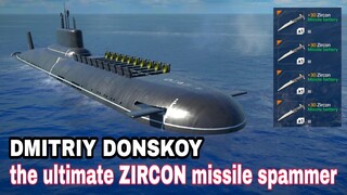 Modern Warships: RF DMITRIY DONSKOY the Ultimate ZIRCON missile Spammer.