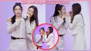 [AndaLookkaew] SWEET MOMENTS During MNYLumimatteEvent | Anda won't let go of Lookkaew's hand