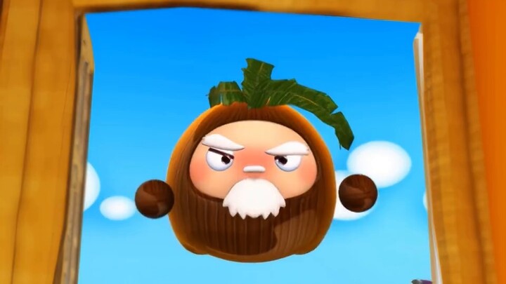 The coconut statue is actually a clamp