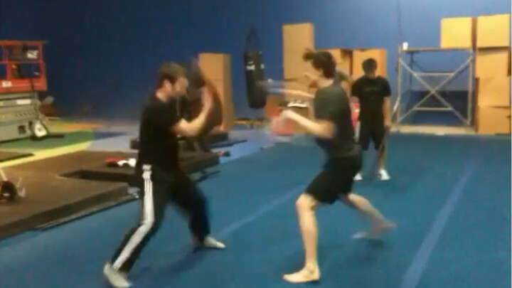 Tom Hiddleston posts on Instagram: Behind-the-scenes rehearsal footage of Loki and Captain America's