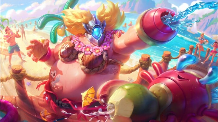 Skin Spotlight | Grakk - Summer Bash: Hula | Arena of Valor - TiMi