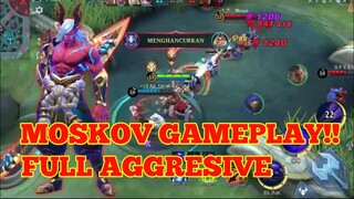 KETIKA TOMBAK MOSKOV KULESATKAN!! DISITULAH PARA MUSUH MENYERAH TANPA PERLAWANAN!! - Mobile Legends