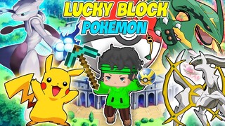 THỬ THÁCH THAM GIA ĐẤU TRƯỜNG LUCKY BLOCK POKEMON CỰC VIP TRONG MINI WORLD*POKEMON HUYỀN THOẠI