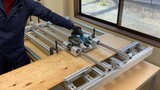 [Tools] Cutting board artifact, aluminum profile + optical axis linear slide rail to make circular s