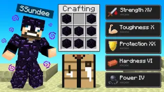 Beating Minecraft Using *ANY BLOCK* as ARMOR (HILARIOUS)