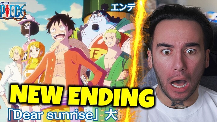 ONE PIECE "Dear Sunrise" ENDING REACTION