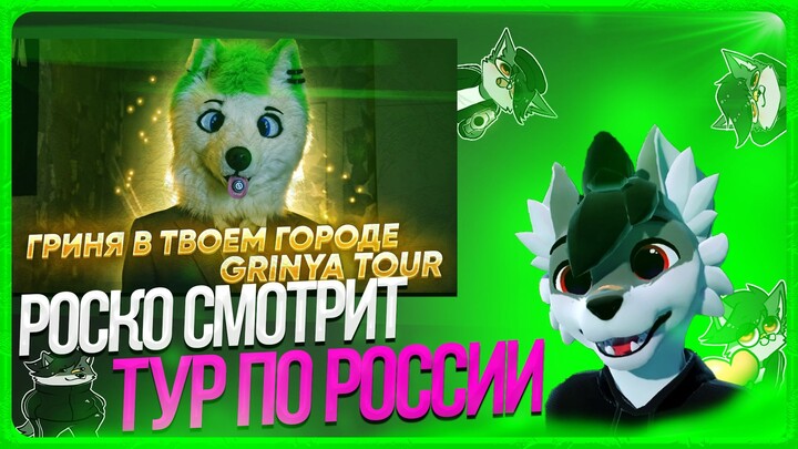 🐺 Роско смотрит Гриню - Гриня едет по России! | Grinya Tour 2026