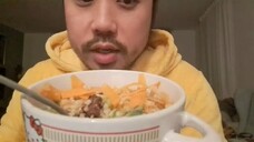 ASMR CRUNCHY CHICKEN COUSCOUS SALAD - EATING SOUNDS
