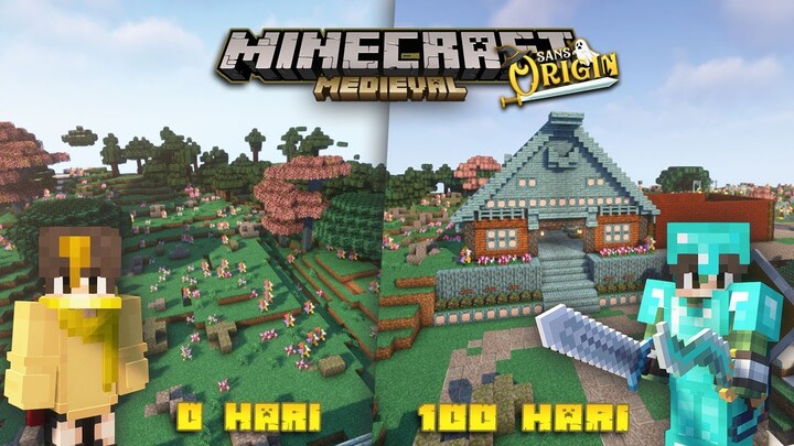 100 Hari Minecraft Medieval Sebagai Goblin di Sans Origin
