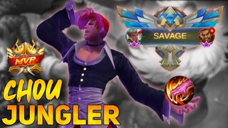 JUNGLER CHOU IS BROKENNNN! + SAVAGE & MANIAC GAMEPLAY! [MUNTIK MACOMEBACK] [NEW SEASON]