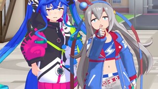 [ Uma Musume: Pretty Derby MMD] Tamamo Cross: If you take off my hood, I will hit you in the face!