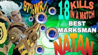 Natan build attack speed and effects | Mobile Legends