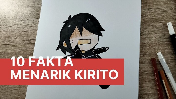 Menggambar Anime dan Bercerita 10 Fakta Menarik Kazuto Kirito dari Sword Art Online