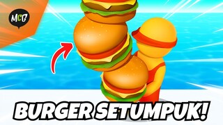 Aku Buat Burger Setumpuk Teringgi di Dunia!