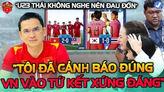 Đến Khi U23 Việt Nam Vào Bán Kết, HLV Kiatisak Mới Được Minh Oan Về Lời Cảnh Báo Cho Thái Lan