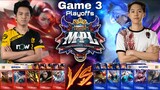 BREN vs WORK [Game 3 Bo5] | (FILIPINO) MPL-PH S7 Playoffs Day 3 | MLBB