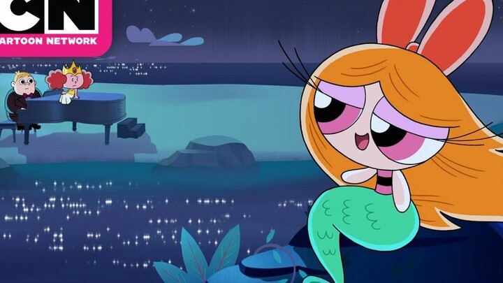 The Powerpuff Girls transform into sweet and beautiful mermaids? The next second totally startled me