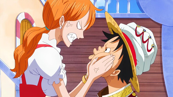 Momen Luffy Kena Amok Sama Ayang Nami 😚