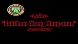 Bukidnon Akong Pinuy-anan (Lyrics) By Jhay-know (RVW)