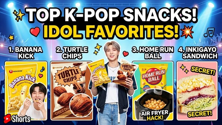 What K-Pop Idols ACTUALLY Eat Backstage 🤫