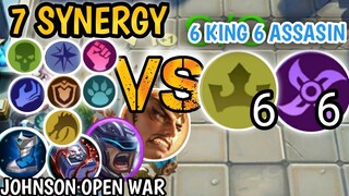 COMBO 7 SYNERGY VS 6 ASSASIN & 6 THE KING | BEST SYNERGY MAGIC CHESS