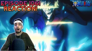 One Piece Episode 1061 Reaction! SANJI DESTROYS QUEEN WITH NEW FLAME!!!