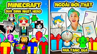 YABUN THỬ THÁCH 24 GIỜ MỞ QUÀ FAN TẶNG FAN MEETING HERO TEAM TỪ TRONG MINECRAFT ĐẾN NGOÀI ĐỜI THẬT