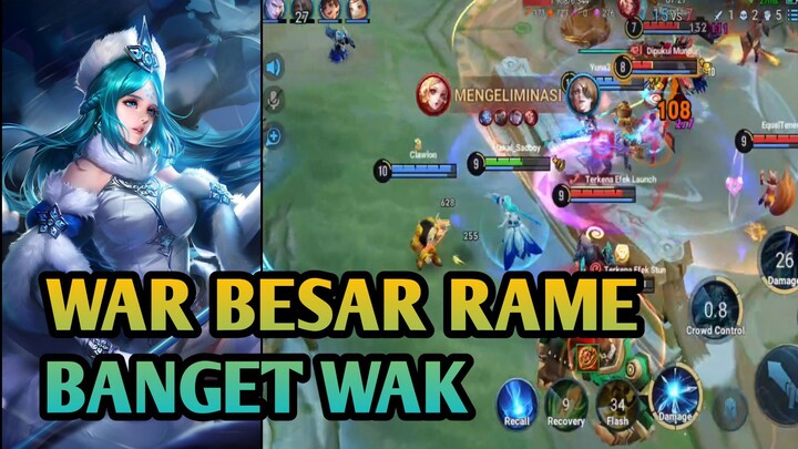 WALAU CUMA ASSIST TAPI WAR NYA SERU | GAMEPLAY FROST HONOR OF KINGS