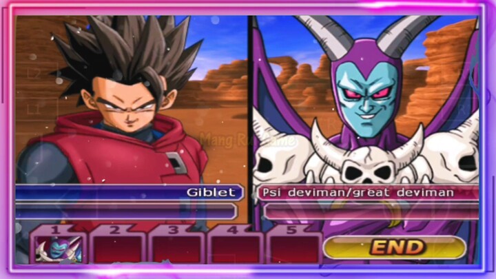 GIBLET VS PSI DEVILMAN/GREAT DEVILMAN - DRAGON BALL MOD ANDROID GAMEPLAY
