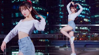 超甜少女深夜出击♥在广场上跳你最最最重要企图出道？？【岚岚】【创造营2020】