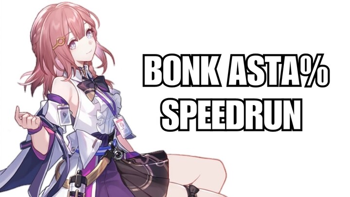 Bonk Asta% Sprintless Speedrun [WR]