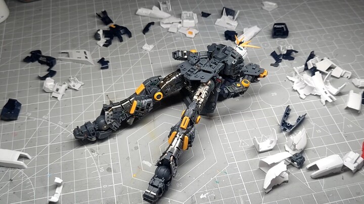 (مع جدول الألوان) رسم قلمي النهائي لنموذج RG Long Dragon Gundam