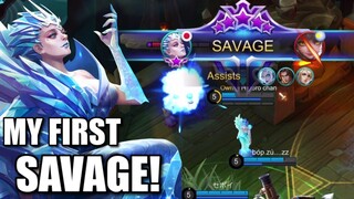 MY FIRST EVER SAVAGE IN BRAWL! YAY!