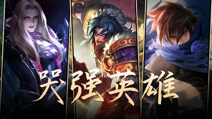 There are countless heroes who cry because they're weak, but have you ever seen a strong hero cry?