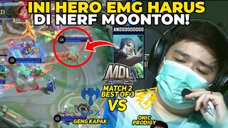 INI HERO EMG HARUS DI NERF MOONTON ‼️ HERO MID TERHARAM MENURUT GW SKRG - MDL GPX VS ONIC MATCH 2