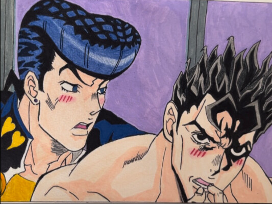 Josuke: Tôi ở sau anh.