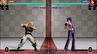 KOF15　拳皇ヴァネッサ　ワンツーからの空中コンボ　アッパーで連続で完全に無力化からの表裏択