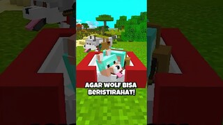 Sekarang Ada BANYAK Jenis Wolf Baru! #minecraft