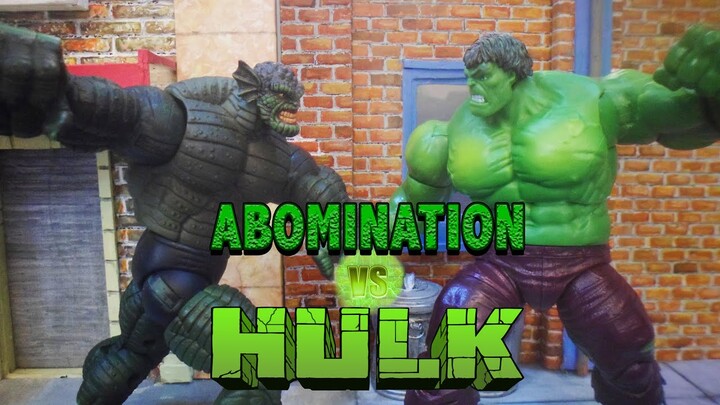 Hulk vs Abomination (STOP MOTION)
