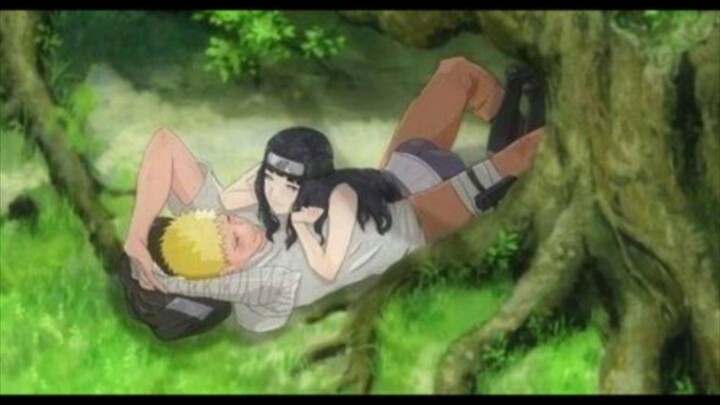 Naruto diajak Ehem Hinata di bawah pohon
