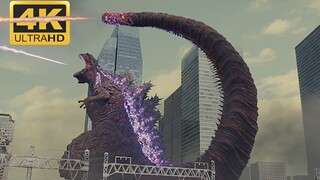 [4K] "Godzilla Baru" Kekuatan Tempur Penuh Godzilla, Penuh Tekanan