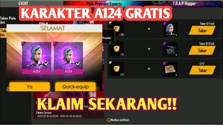 Karakter A124 Gratis dari event Token Piala Presiden | GARENA FREE FIRE INDONESIA