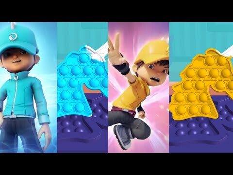 Bikin Pop It sesuai Warna Katakter Boboiboy Air & Boboiboy Petir | Fidget Toy Maker