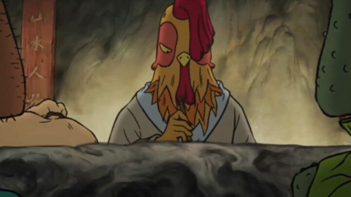 How can I see my work-self reflected in a rooster?