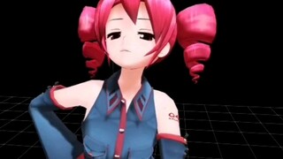 [MMD]Pemodelan Kasane Teto (dengan mozaik tebal)