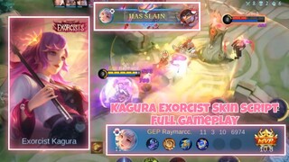 NEW KAGURA EXORCIST SKIN SCRIPT FULL GAMEPLAY - Raymarcc