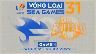 TF vs SGB [Ván 1][Vòng loại Sea Games 31 - Vòng 2][22.02.2022]