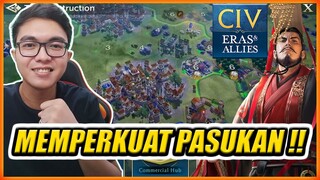 TIPS MEMPERKUAT HERO DAN PASUKAN CIVILIZATION ERAS AND ALLIES