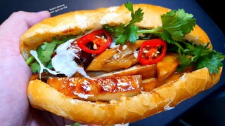 Cách làm BÁNH MÌ CHAY ngon | Bánh mì thịt khìa chay ngon món ăn chay cho bữa sáng | vegan recipes