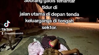 Keadaan salah satu anak Gaza